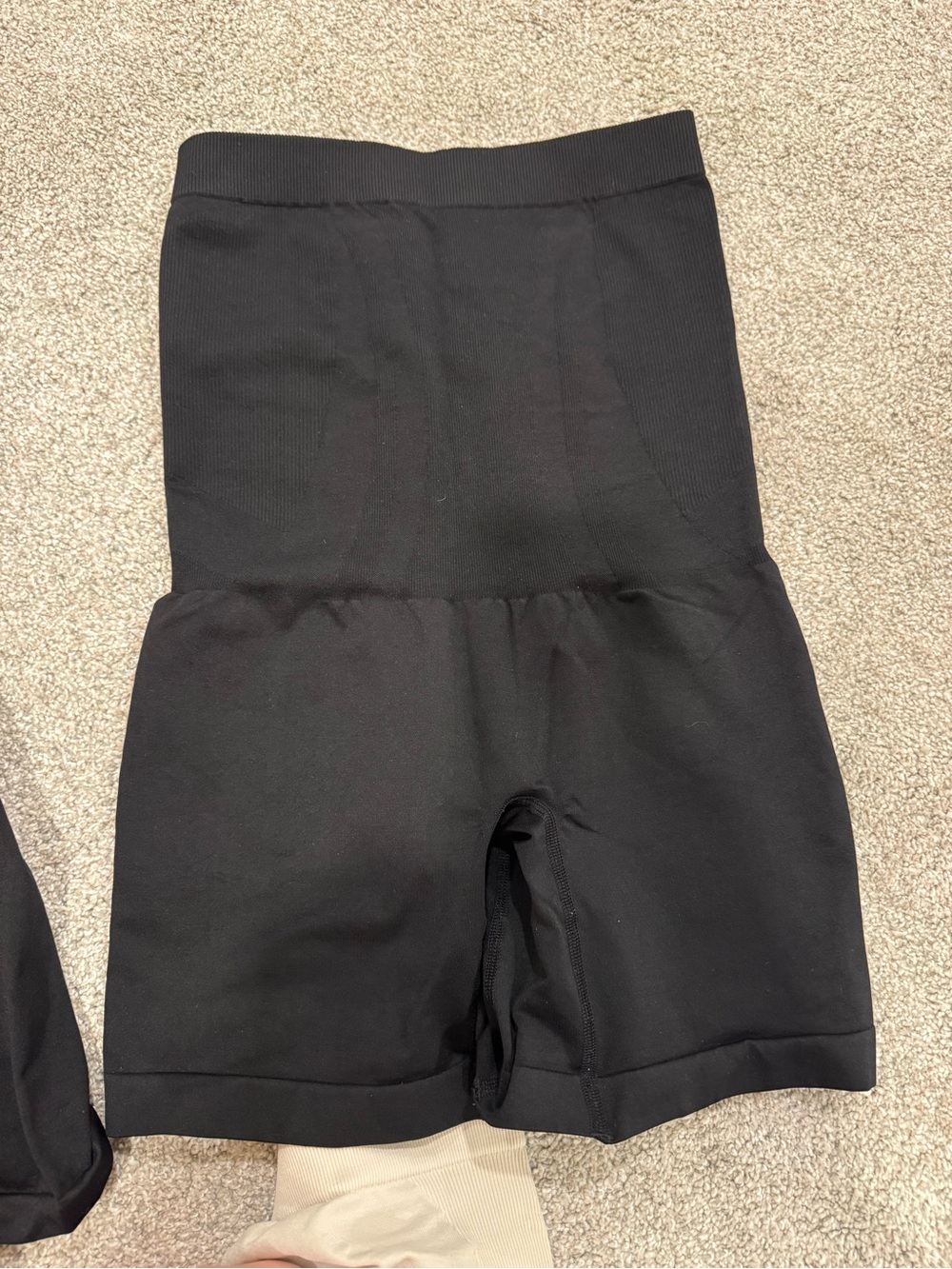 BLANQI Black High-Waist Shaping Shorts